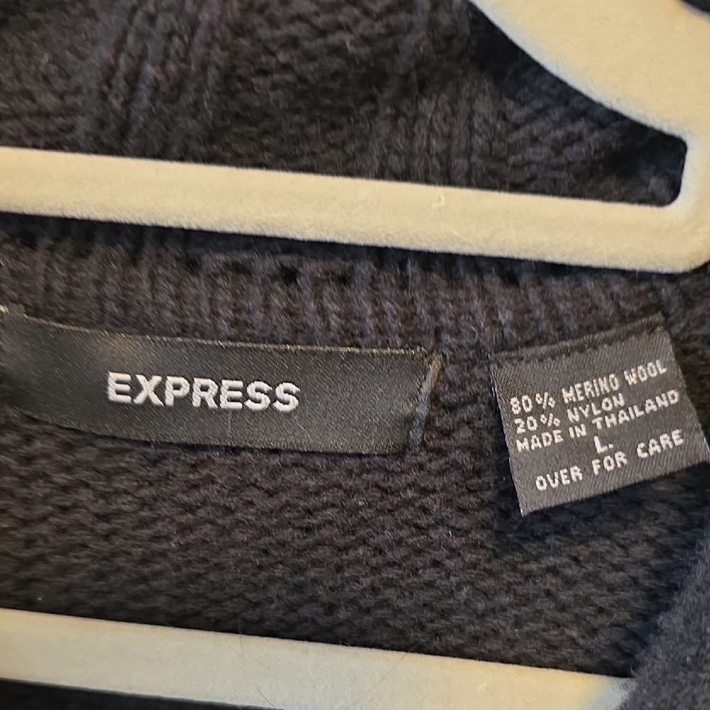 Express Black Wool Blend Sweater - image 2